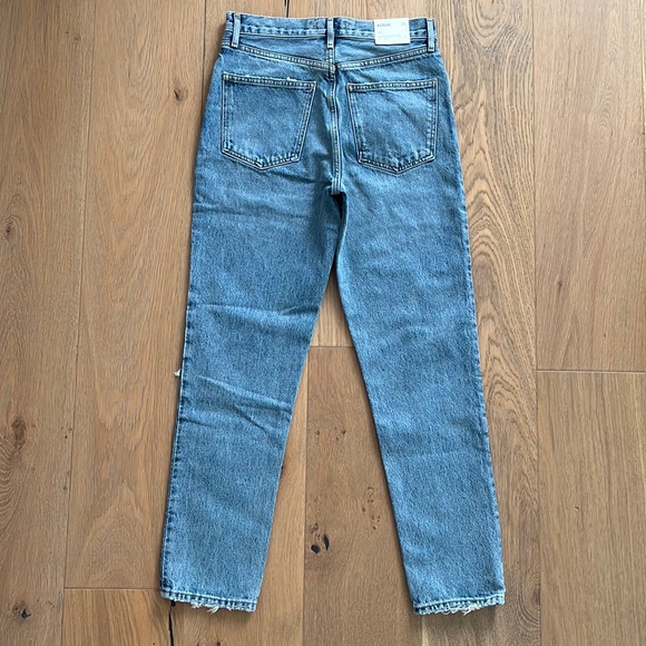 NWT AGOLDE Fen High Rise Relaxed Taper Jeans - Color: Wander - Size 26 - Picture 7 of 13